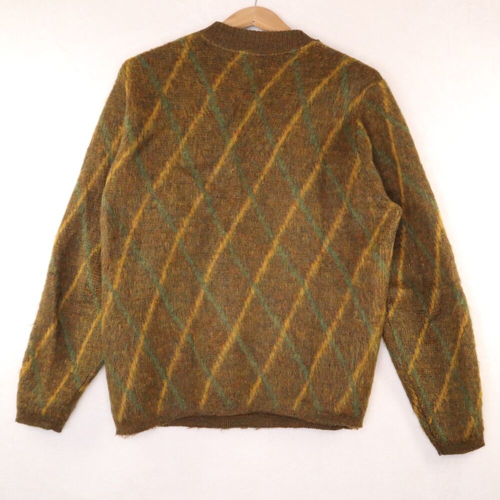 Vintage Alexander's Worsted Wool/Mohair Blend Sweater Women's XL Brown Pullover - Picture 6 of 10